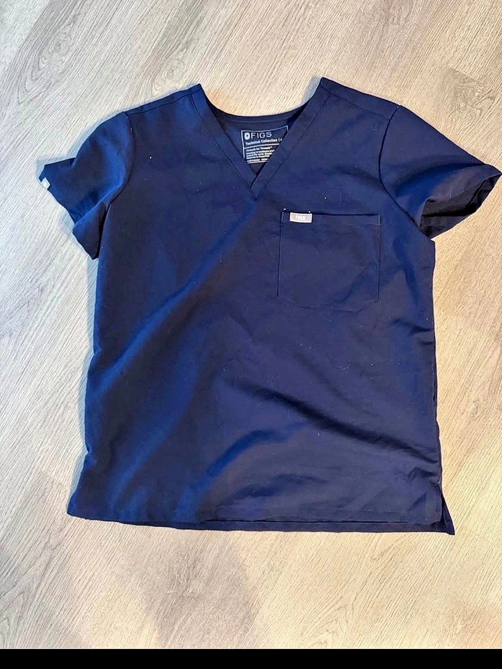FIGS Technical Collection Scrub Set Blue Athletic Top